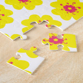 Gelbe Blume Muster frustrierend Puzzle (Seite)