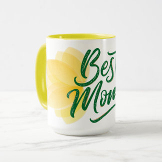 Gelbe Blume Muttertagskaffee Tasse