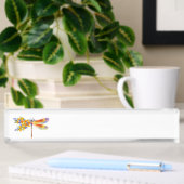 Gelbe Blume Namensplakette