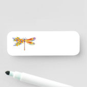 Gelbe Blume Namensschild (Beispiel)