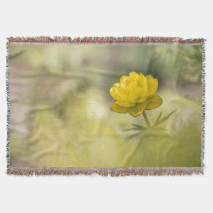 Gelbe Blume Natur Foto Decke