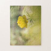 Gelbe Blume Natur Foto Puzzle (Vertikal)