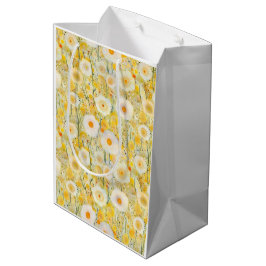 Gelbe Blume Natur glücklicher Spaß Blumen Mittlere Geschenktüte