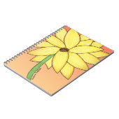 Gelbe Blume Notizblock (Linke Seite)