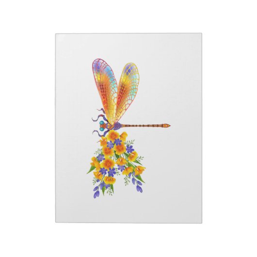 Gelbe Blume Notizblock (Rotiert)