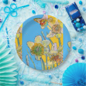 Gelbe Blume Papierplatte Party Pappteller (Party)