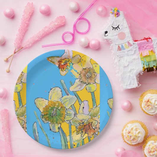 Gelbe Blume Papierplatte Party Pappteller (Party)