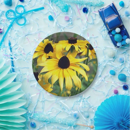 Gelbe Blume Pappteller (Party)