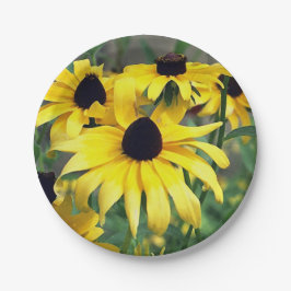 Gelbe Blume Pappteller