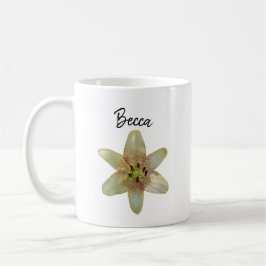 Gelbe Blume Personalisiert Kaffeetasse