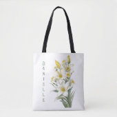 Gelbe Blume Personalisiert Tasche (Vorderseite)