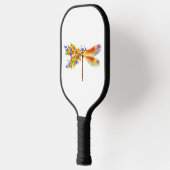 Gelbe Blume Pickleball Schläger (Links)