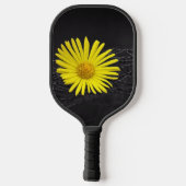 Gelbe Blume Pickleball Schläger (Rückseite)