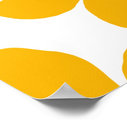 Gelbe Blume Poster (Ecke)