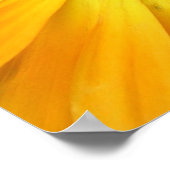 gelbe Blume Poster (Ecke)