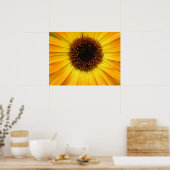 gelbe Blume Poster (Küche)