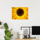 gelbe Blume Poster (Heimbüro)