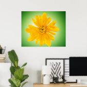Gelbe Blume Poster (Heimbüro)