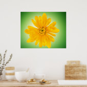 Gelbe Blume Poster (Küche)