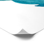 Gelbe Blume Poster (Ecke)