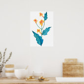 Gelbe Blume Poster (Küche)