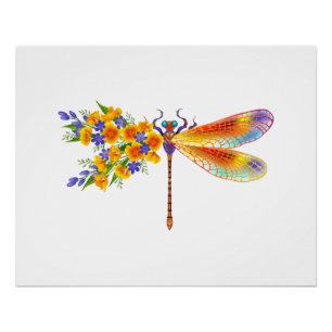 Gelbe Blume Poster