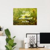 Gelbe Blume Poster (Heimbüro)