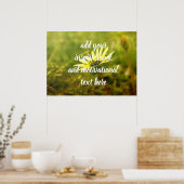 Gelbe Blume Poster (Küche)