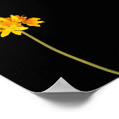Gelbe Blume Poster (Ecke)