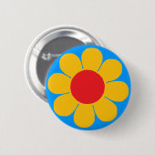 Gelbe Blume Power Button (Vorne & Hinten)