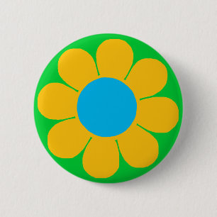 Gelbe Blume Power Button