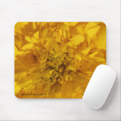 Gelbe BLUME POWER. Mousepad (Mit Mouse)