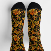 Gelbe Blume Power Socken (Oben)