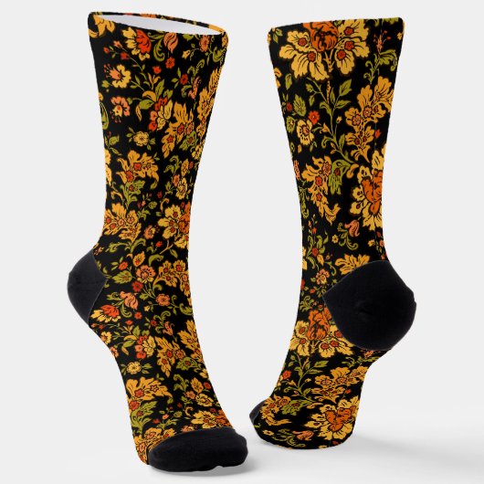 Gelbe Blume Power Socken (Gewinkelt)