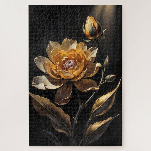 Gelbe Blume Puzzle (Vertikal)