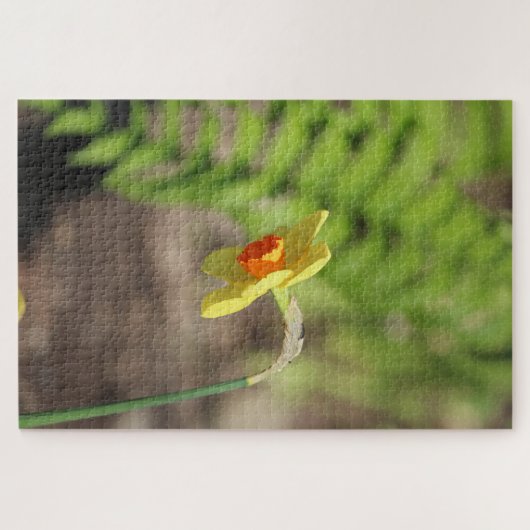 Gelbe Blume Puzzle (Horizontal)