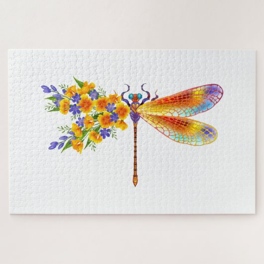 Gelbe Blume Puzzle (Horizontal)
