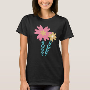 Gelbe Blume Rosa Floral Garten Tank Top