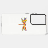 Gelbe Blume Samsung Galaxy Hülle (Linke Seite)