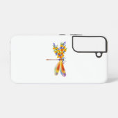 Gelbe Blume Samsung Galaxy Hülle (Rückseite (Horizontal))