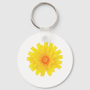 Gelbe Blume Schlüsselanhänger