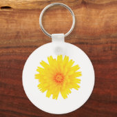 Gelbe Blume Schlüsselanhänger (Vorderseite)