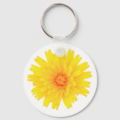 Gelbe Blume Schlüsselanhänger (Vorderseite)
