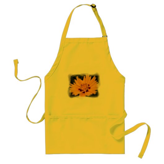 Gelbe Blume Schürze (Vorne)