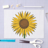 Gelbe Blume Seidenpapier (Handwerk)