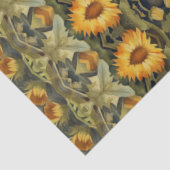 Gelbe Blume Seidenpapier (Detail)