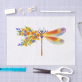 Gelbe Blume Seidenpapier (Handwerk)