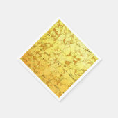 Gelbe Blume Serviette (Ecke)