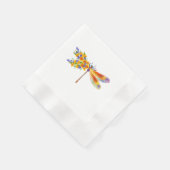 Gelbe Blume Serviette (Ecke)