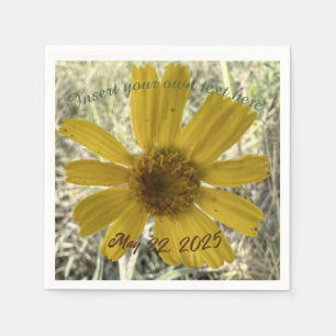 Gelbe Blume Serviette